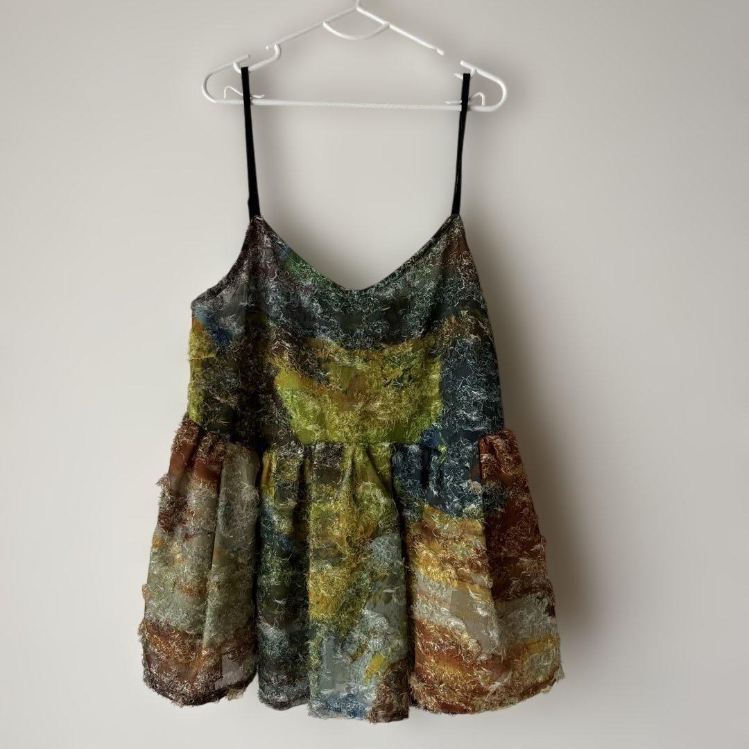 10/1までとい★ RACHEL FLUFFY ART CAMISOLE