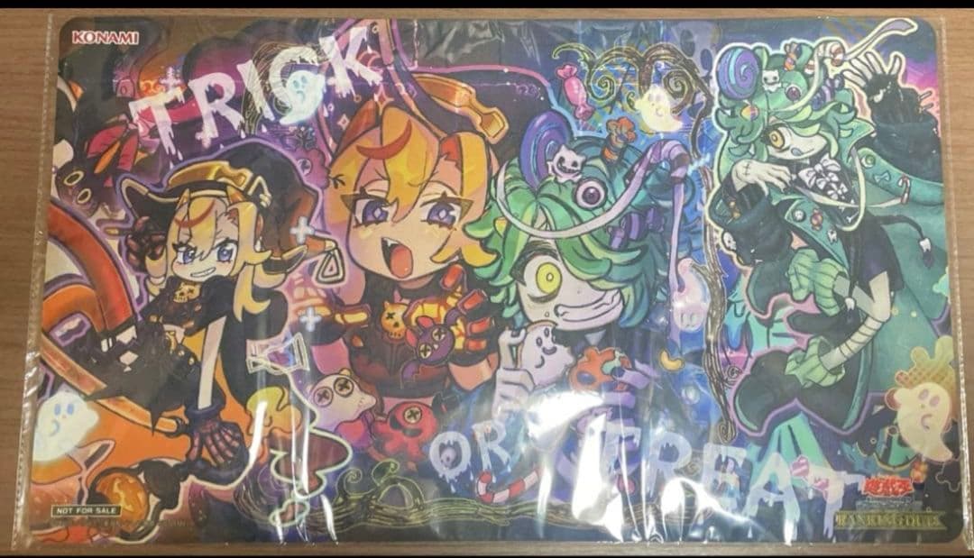 遊戯王　公式プレイマット　トリックオアトリート　ランキングデュエル 遊戯王 Trick or Treat! プレイマット ランキングデュエル上位賞