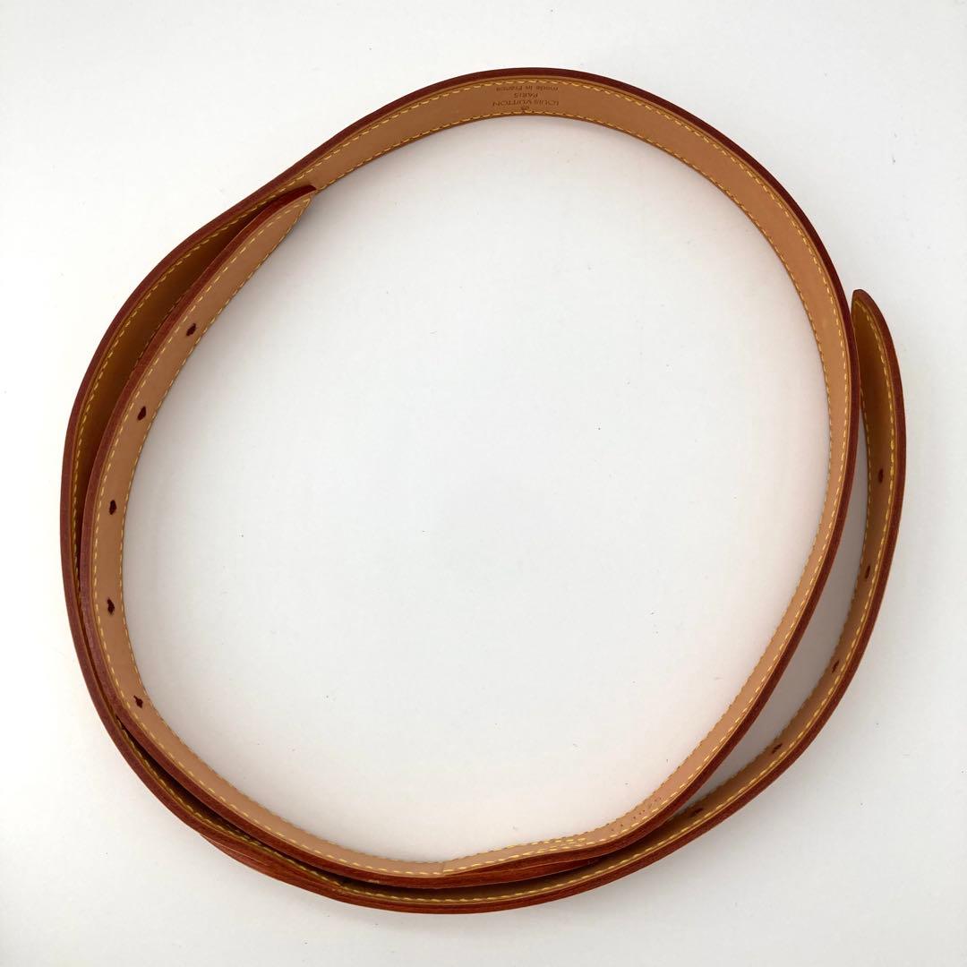 極美品 ルイヴィトン バギー ショルダーストラップ ベルト ヌメ革 正規