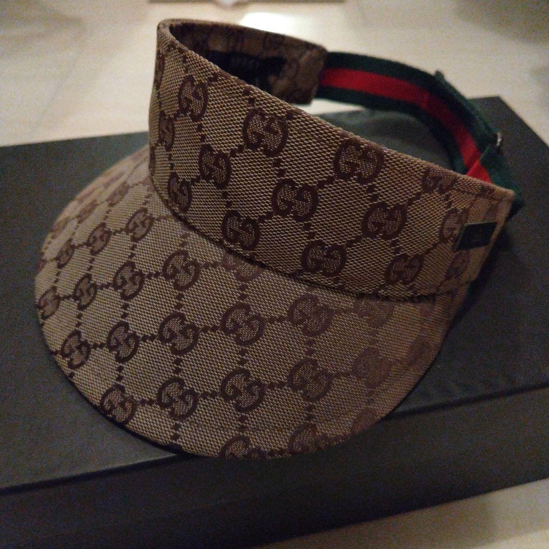 グッチ　サンバイザー GUCCI】グッチ 353765 サンダル レザー メンズ 黒 27.5cm ブラック