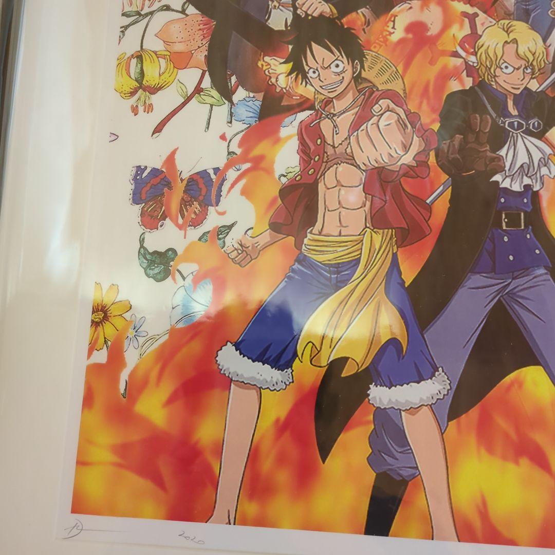 貴重】【限定】『ワンピース』DEATH NYC 額付き 現代アートポスター