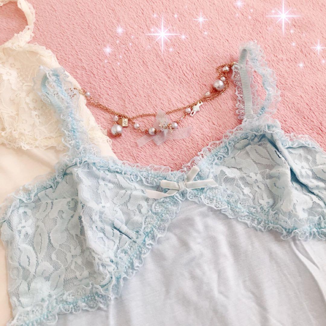 ☆LIZ LISAリズリサ☆チャーム付きインナーキャミソール2枚セット①