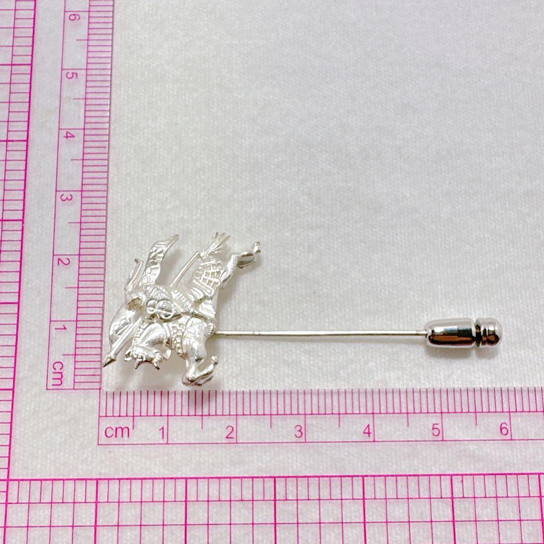 BURBERRY バーバリー SILVER925 馬 ロゴ ピンブローチ - メルカリ