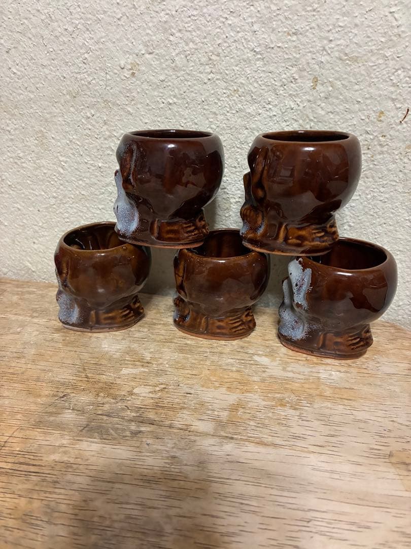 ビンテージ50s スカル 髑髏 骸骨 デカンタ ネイバーフッド ハロウィン