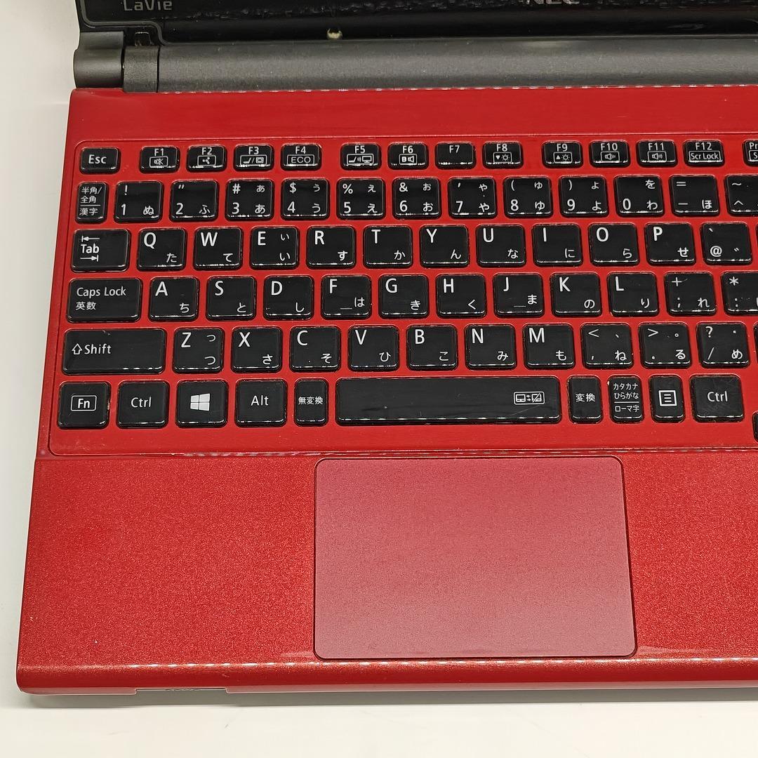 NEC】LAVIE 高性能i7 SSD256GB 8GB レッド ノートPC 新着