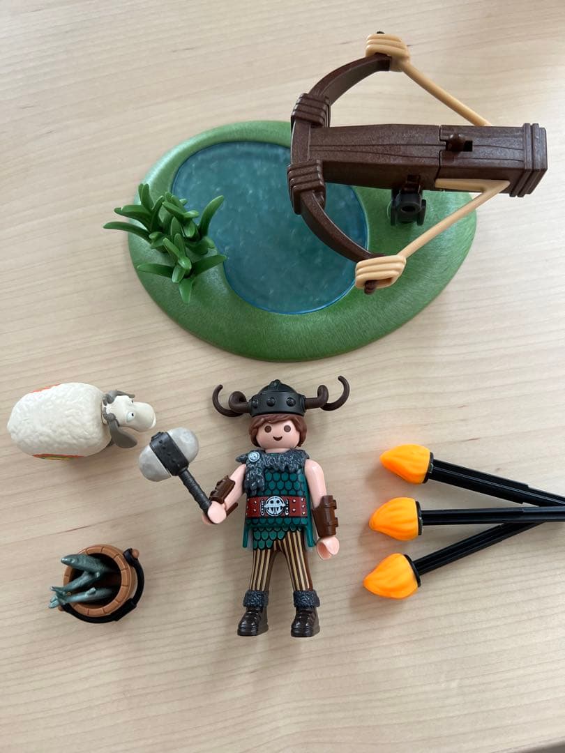 ヒックとドラゴン プレイモービル 9459 フックファング スノット 箱