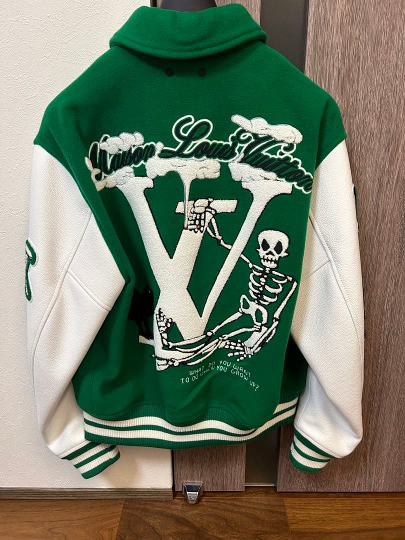 最終日 ルイヴィトン Louis Vuitton ベースボールジャケット - メルカリ