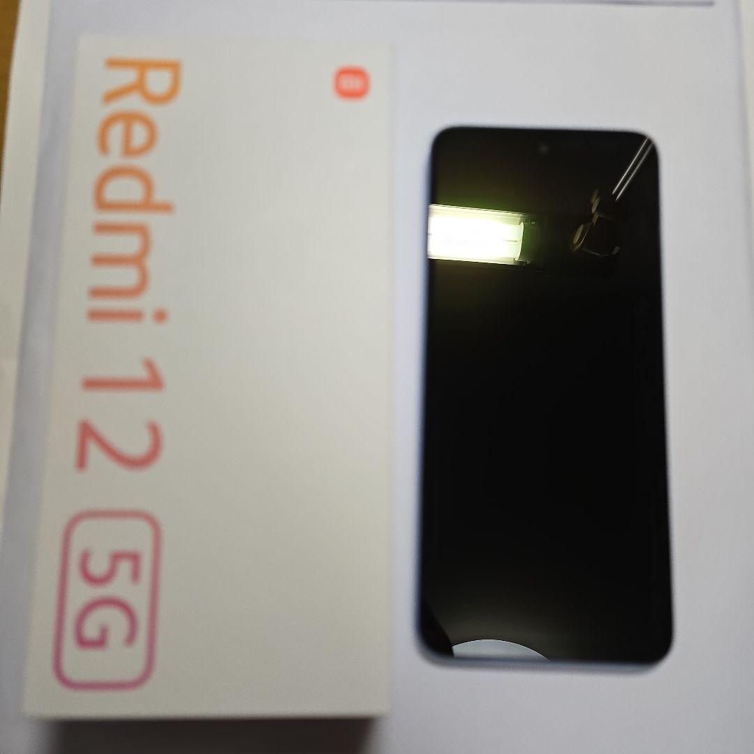 【美品・SIMフリー】Redmi 12 5G スカイブルー 本体 SIMフリー】Xiaomi Redmi 12 5G・防水・防塵・おサイフケータイ