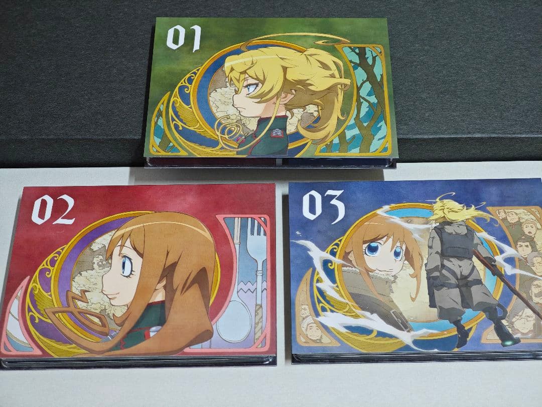 初回限定版】幼女戦記 Blu-ray 1〜3巻（全12話・全巻収容BOX付き