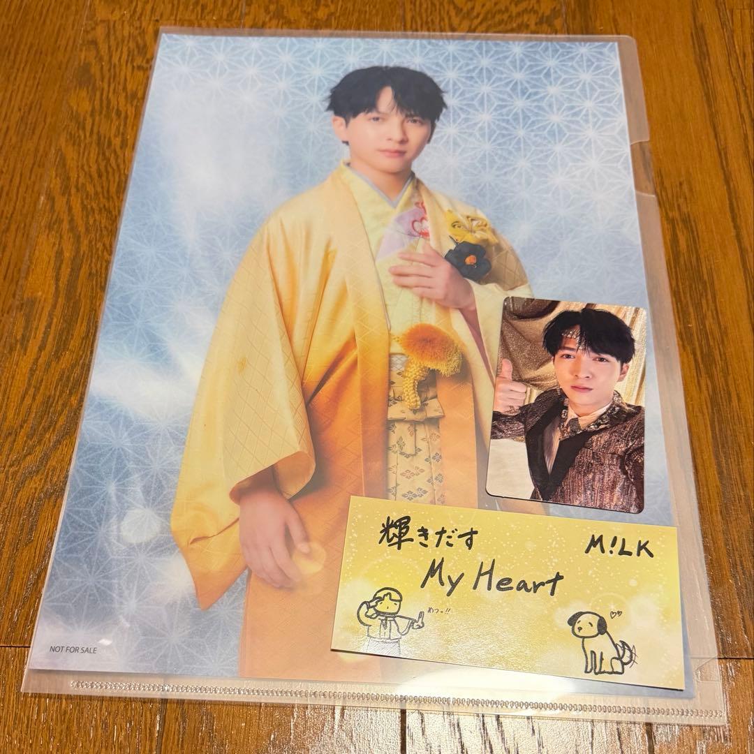 M!LK 吉田仁人 クリアポスター トレカ ステッカー - メルカリ