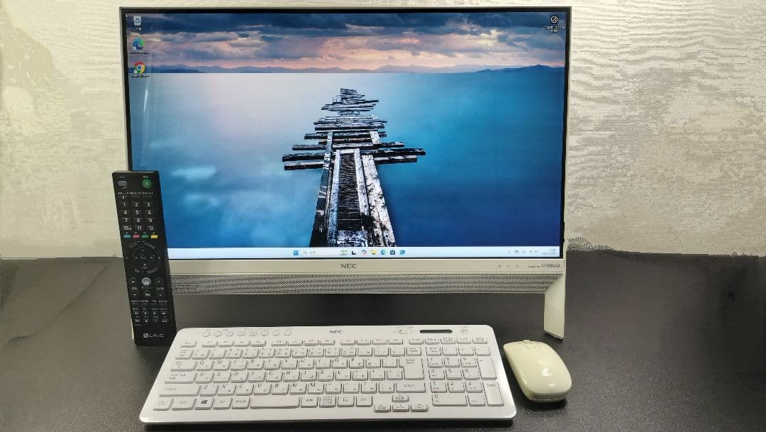 NEC 一体型PC LAVIE PC-DA370KAW Office win11 LAVIE Desk All-in-one NEC DA370/G 23.8型フルHD Celeron 3865U/4GB