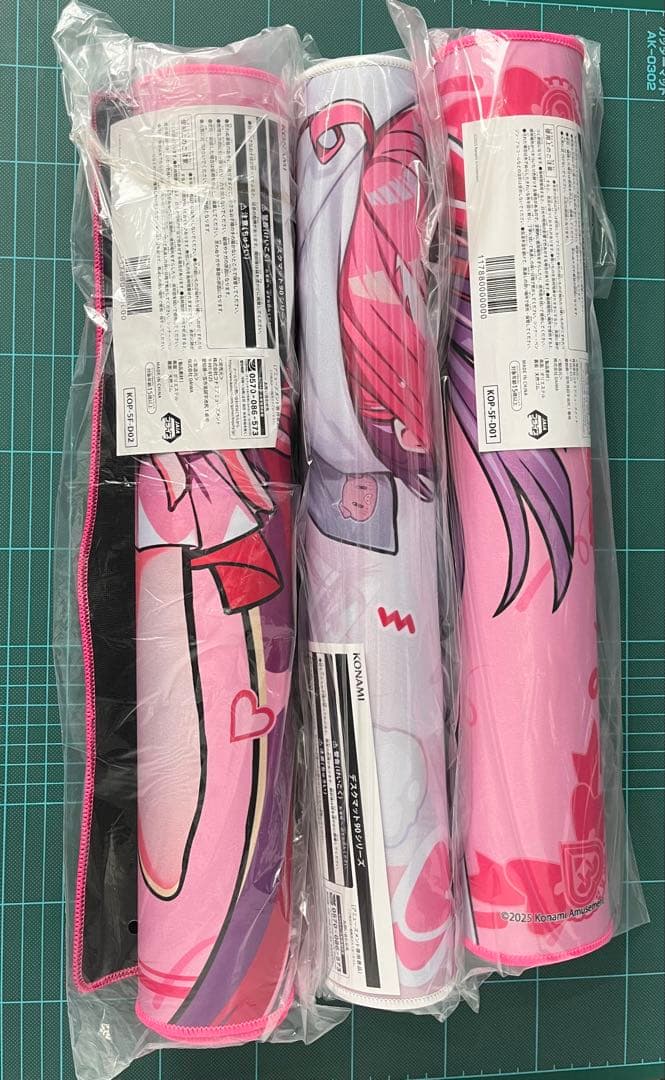 【新品】　コナクレ　デスクマット　ミツモト・ダイア　３点セット 📢デスクマット90シリーズ 好評稼働中！ 麻雀ファイトガールから