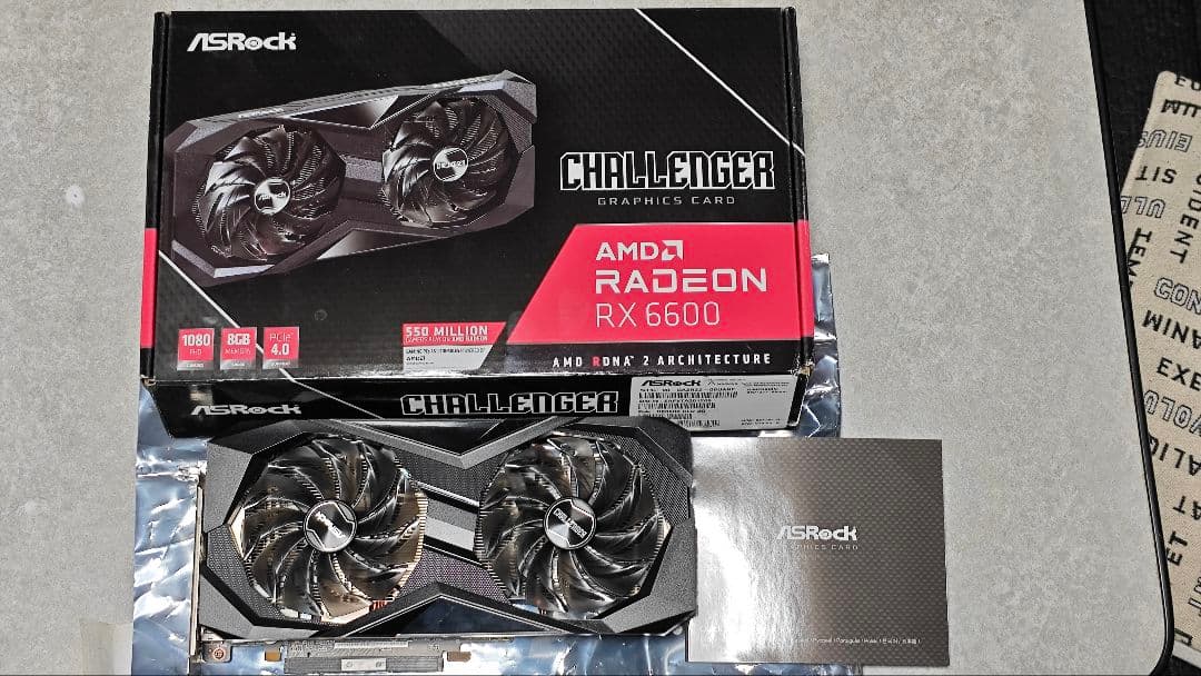 ASRock Radeon RX 6600 グラフィックボード Amazon | ASRock グラフィックボード RX 6600 XT PGD 8GO AMD Radeon