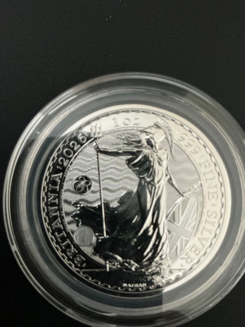 日本限定 桜ブリタニア イギリス 2026 ブリタニア 1オンス 銀貨 白銀桜