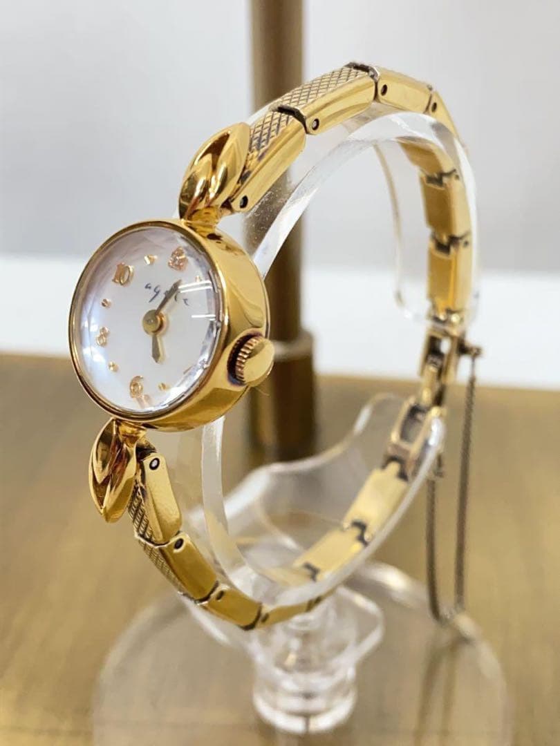 agete 廃盤 完売品 ジュエリーウォッチ ゴールド 稼働中 - メルカリ