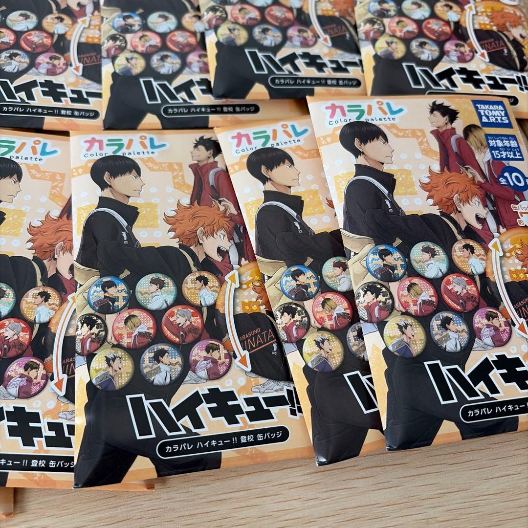 ハイキュー!! カラパレ より道 缶バッジ 10個セット - メルカリ