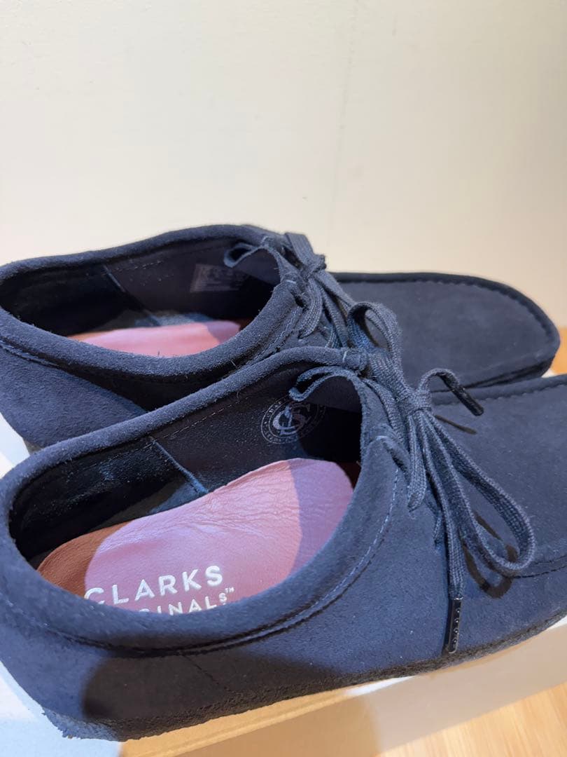 clarks ワラビー　ローカット　ブラック　28.5cm