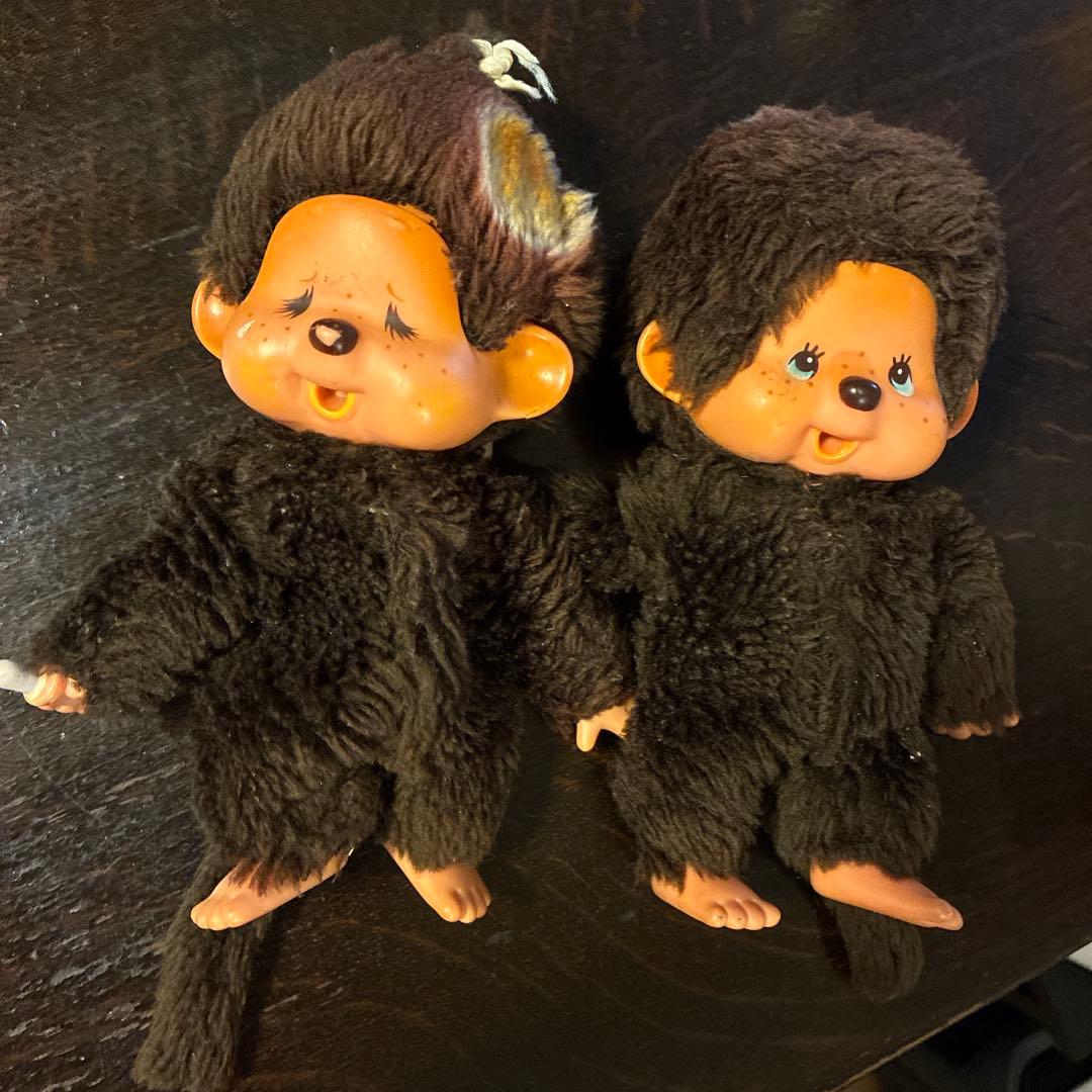 ふたごのモンチッチ 2体セット ブルーアイ セキグチ 昭和レトロ - メルカリ