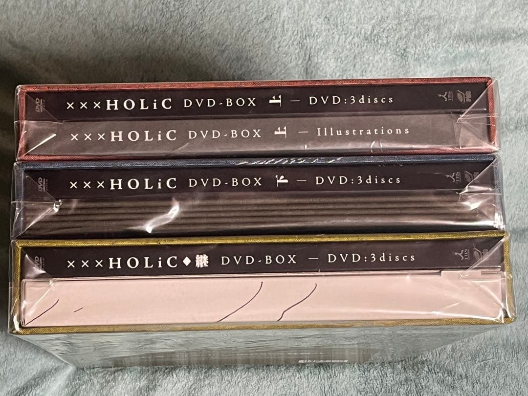 新品同様品 XXXHOLIC DVD-BOX 上 下 継 全3ボックスセット