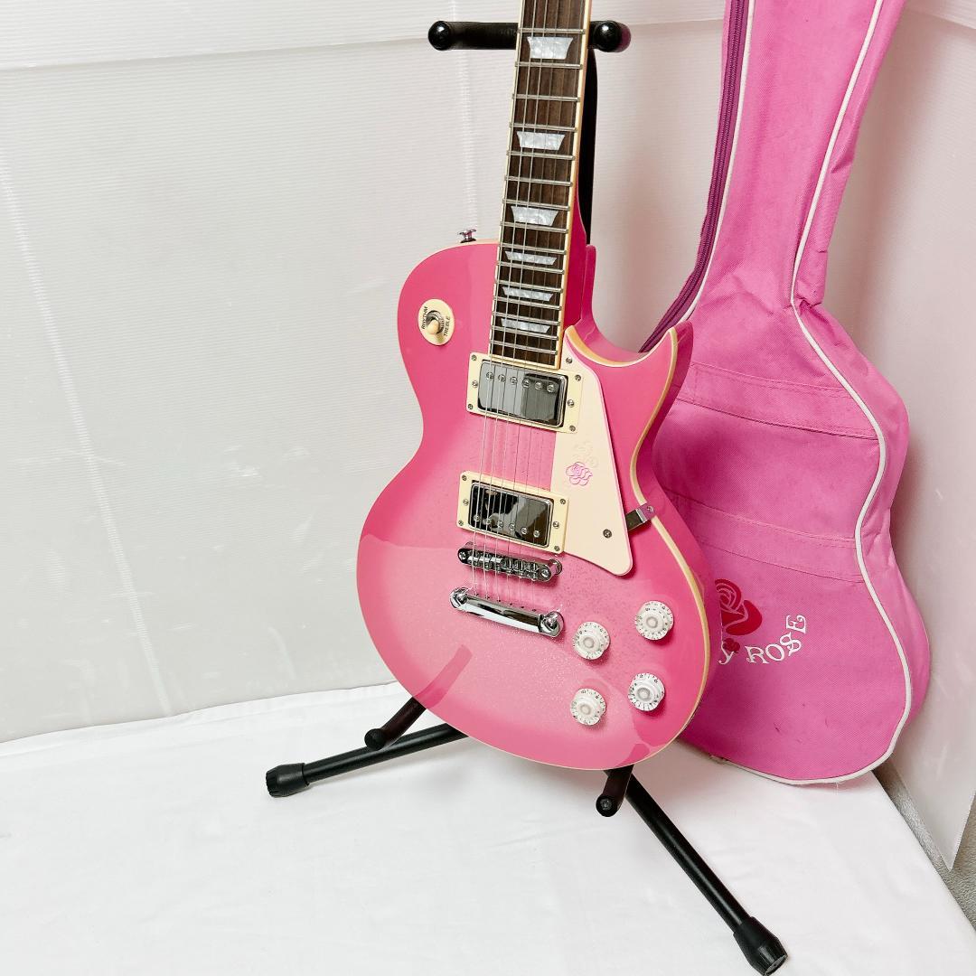 美品 Gyspy Rose ジプシーローズ レスポール LesPaul ピンク - メルカリ