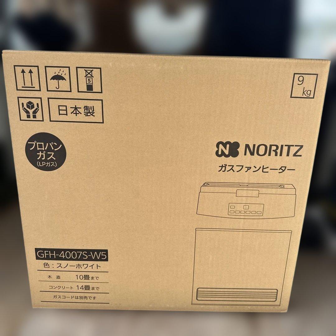 NORITZ ガスファンヒーター GFH-4007S-W5 ノーリツ NORITZ ノーリツ ガスファンヒーター Standard Type GFH