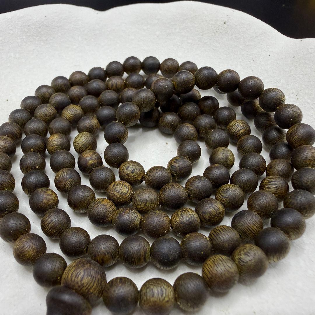 R053 全沈水 極上緑油伽羅 沈香手串 高級ブレスレット重さ：18.8g