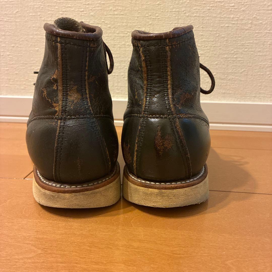 レッドウィング 8180 カンガタン グリーンus9e 四角犬タグ 純正迷彩紐