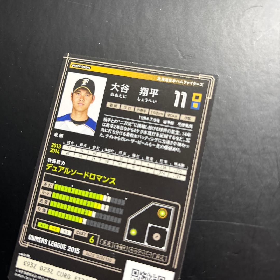 大谷翔平 プロ野球オーナーズリーグ 銀箔サイン - メルカリ