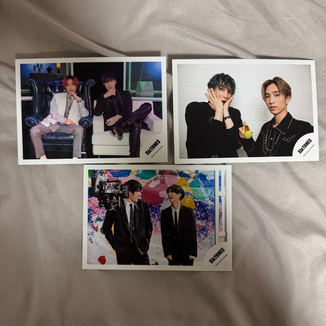 SixTONES ジェシー 田中樹 J2 公式生写真 3枚セット - メルカリ