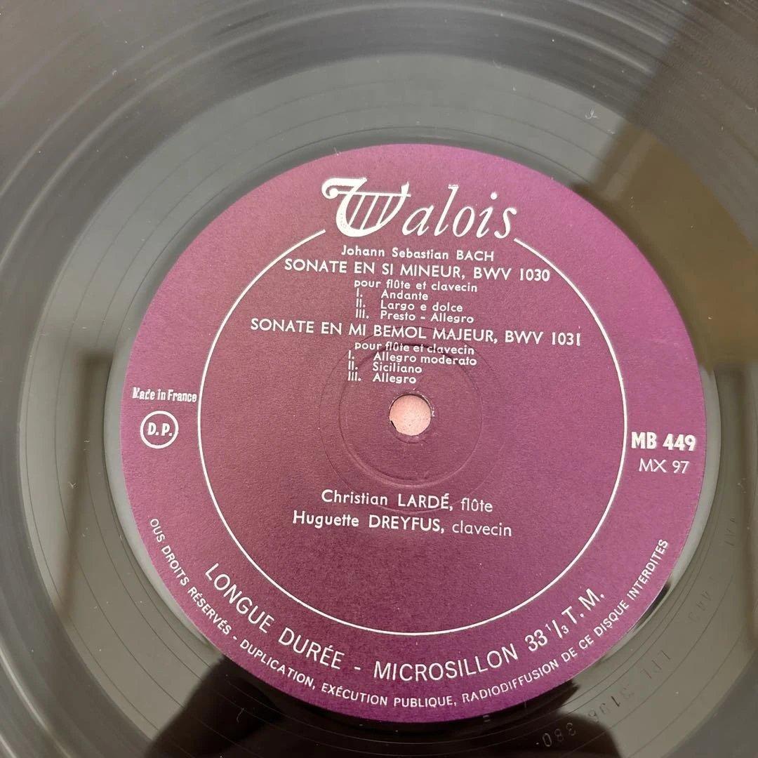 仏Walois原盤MB449 初回MONO MX97/98 バッハ - メルカリ
