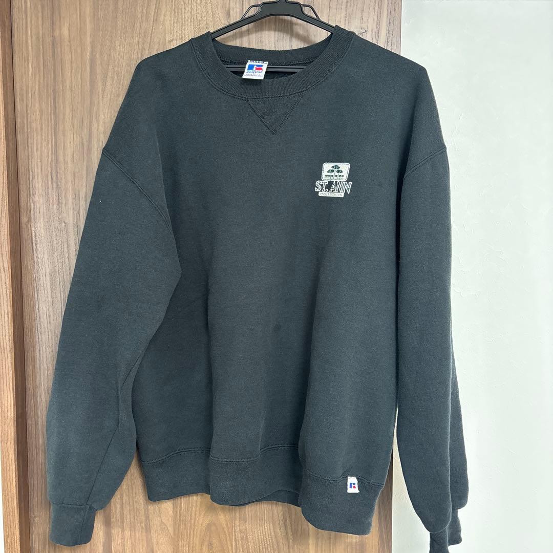 90s USA製 ラッセルアスレチック スウェット ブラック L トレーナー