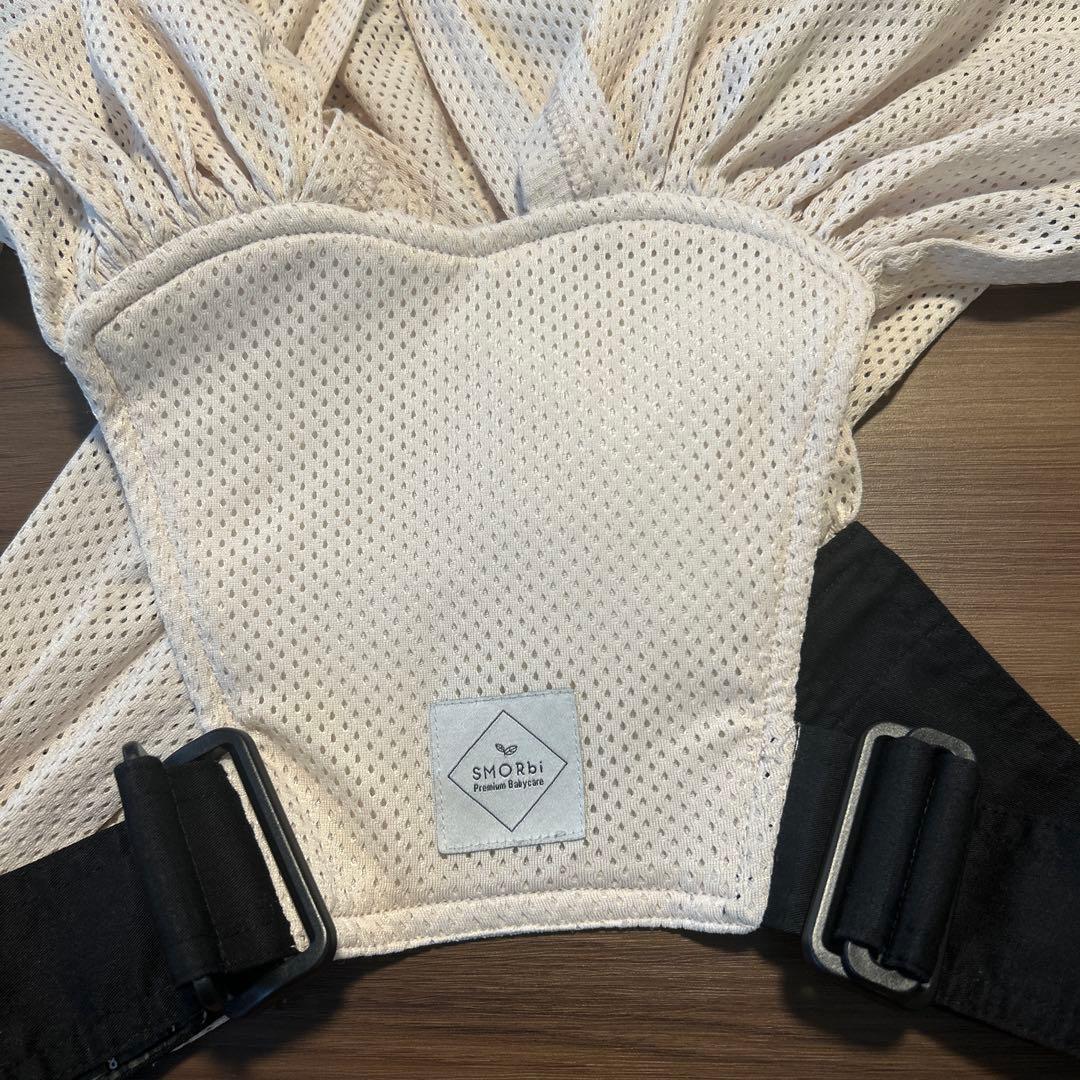 SMORBI 抱っこ紐 メッシュ クリーム色 - メルカリ