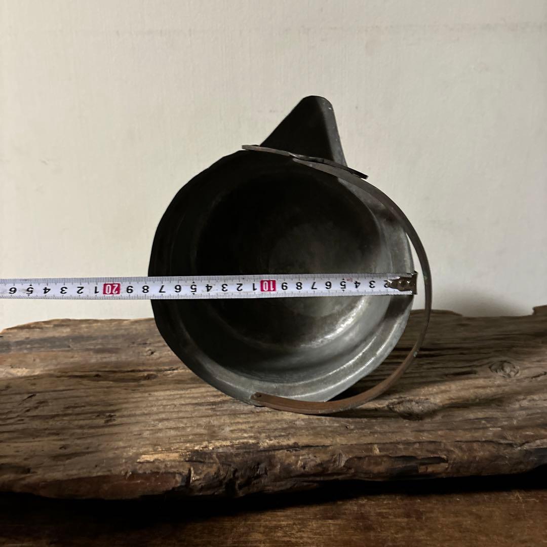 ヴィンテージ 通販ホビー・楽器・アート - シャビー 古い片口銅鍋 ⑥