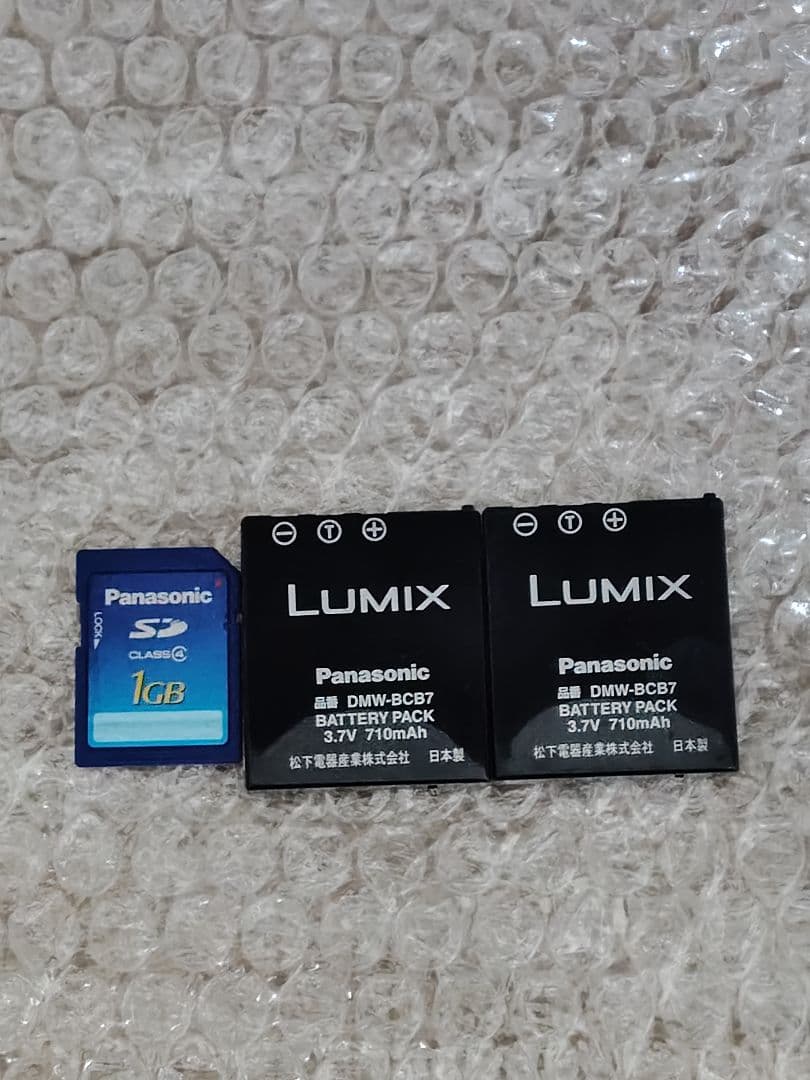 動作確認済】パナソニックルミックス バッテリー2個SDカードオールド
