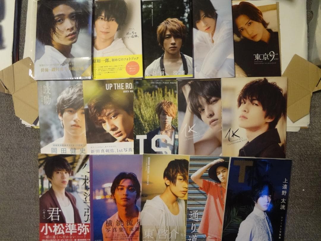 靚仔演員、配音演員、藝人總結寫真集