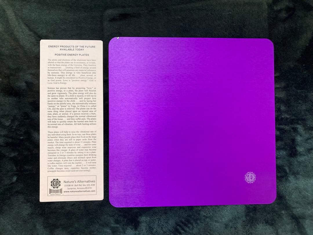 ニコラテスラ　パープルプレート【新品　小キズあり】 m10611481226_1.jpg?1761917650