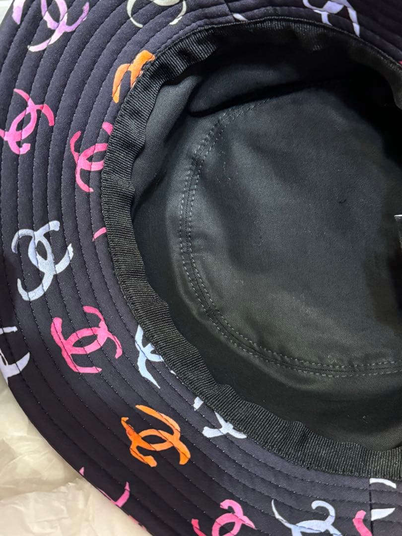 CHANEL シャネル バケハ バケットハット 帽子 ココマーク ブラック 黒
