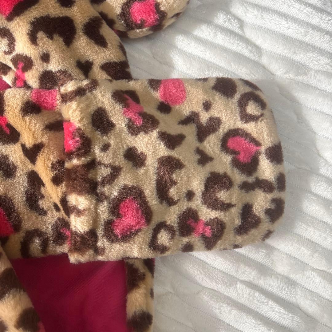 ミニーちゃんヒョウ柄マフラーキャップ - メルカリ