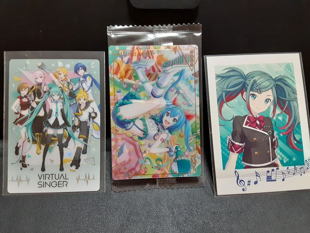 プロセカ】初音ミク バーチャルシンガー ウエハースカード パシャこれ