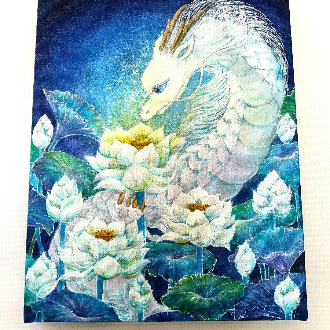 森崎修太 庭の椅子 油彩画 0号