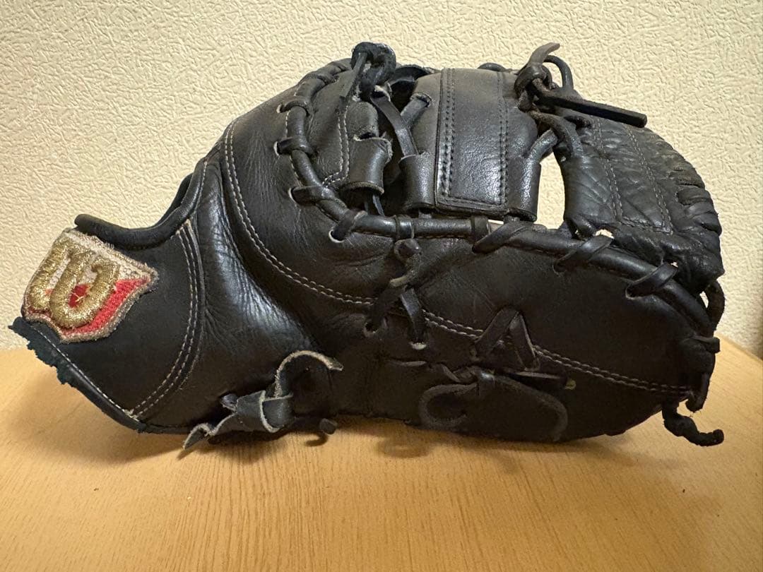 Wilson 硬式ファーストミット 黒 即戦力の通販｜www.k4fashion.com