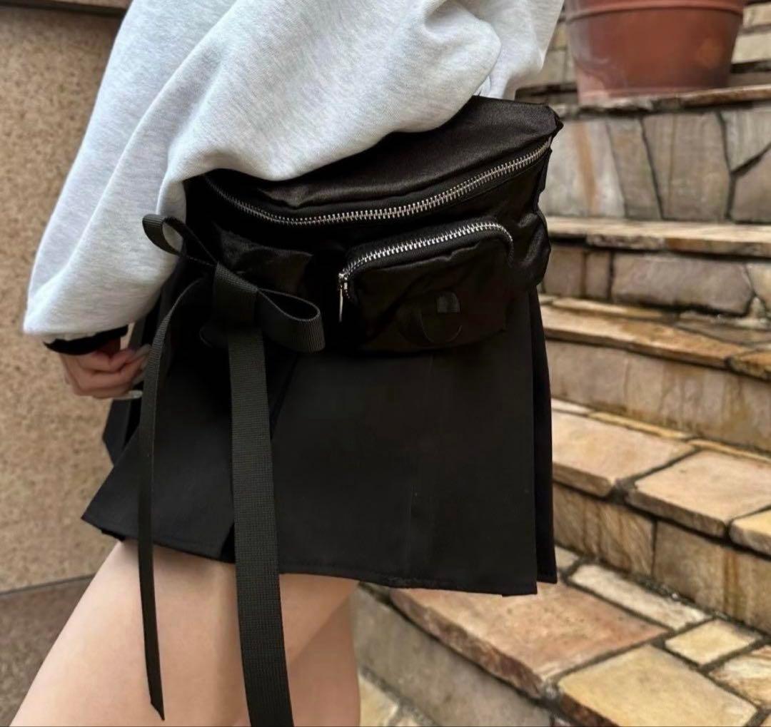 エピヌ épine é ribbon satin 2way body bag