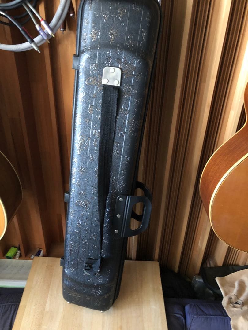 二胡 黒檀 金属軸糸巻き ERシリーズ 中級グレード ケース 弓、チューナー他