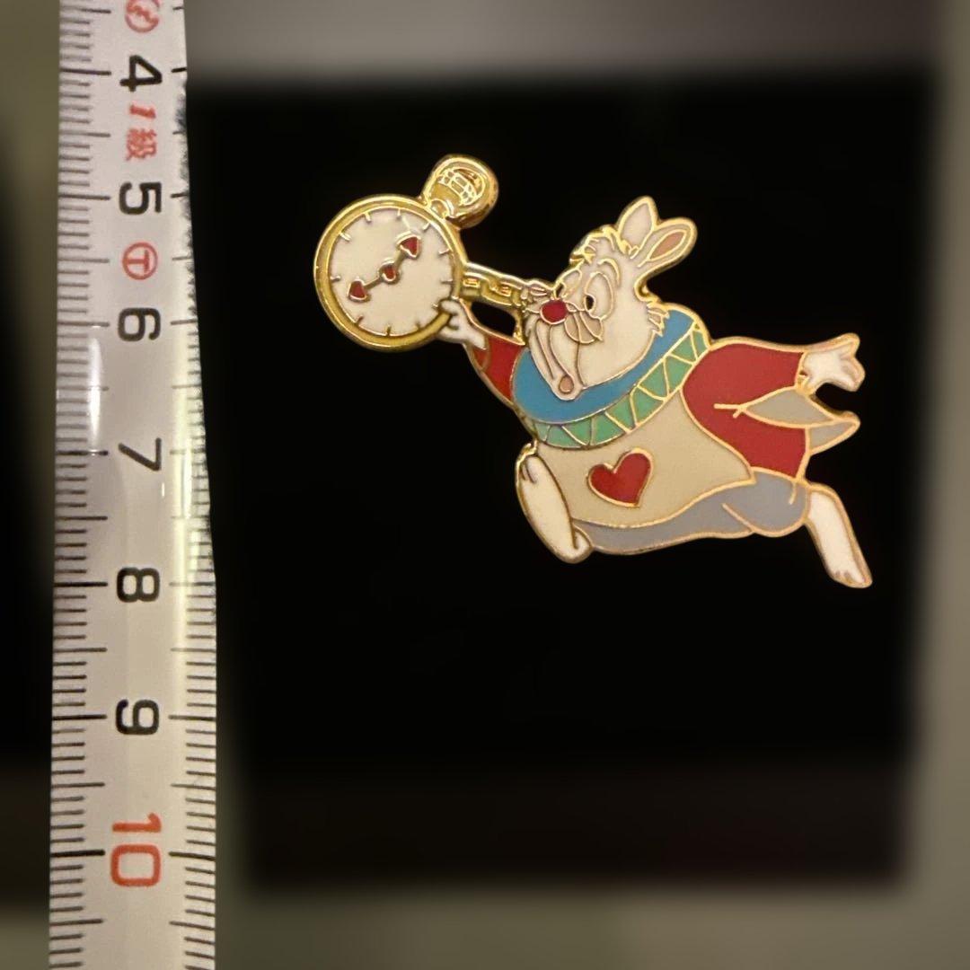 ⑬ディズニーストア アリスとホワイトラビット ピンバッジセット