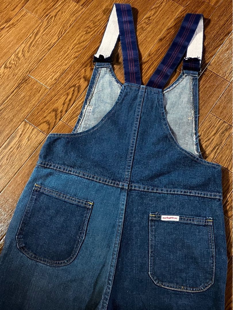 デッド級】50s カーハート ハートタグ デニムオーバーオール 34インチ