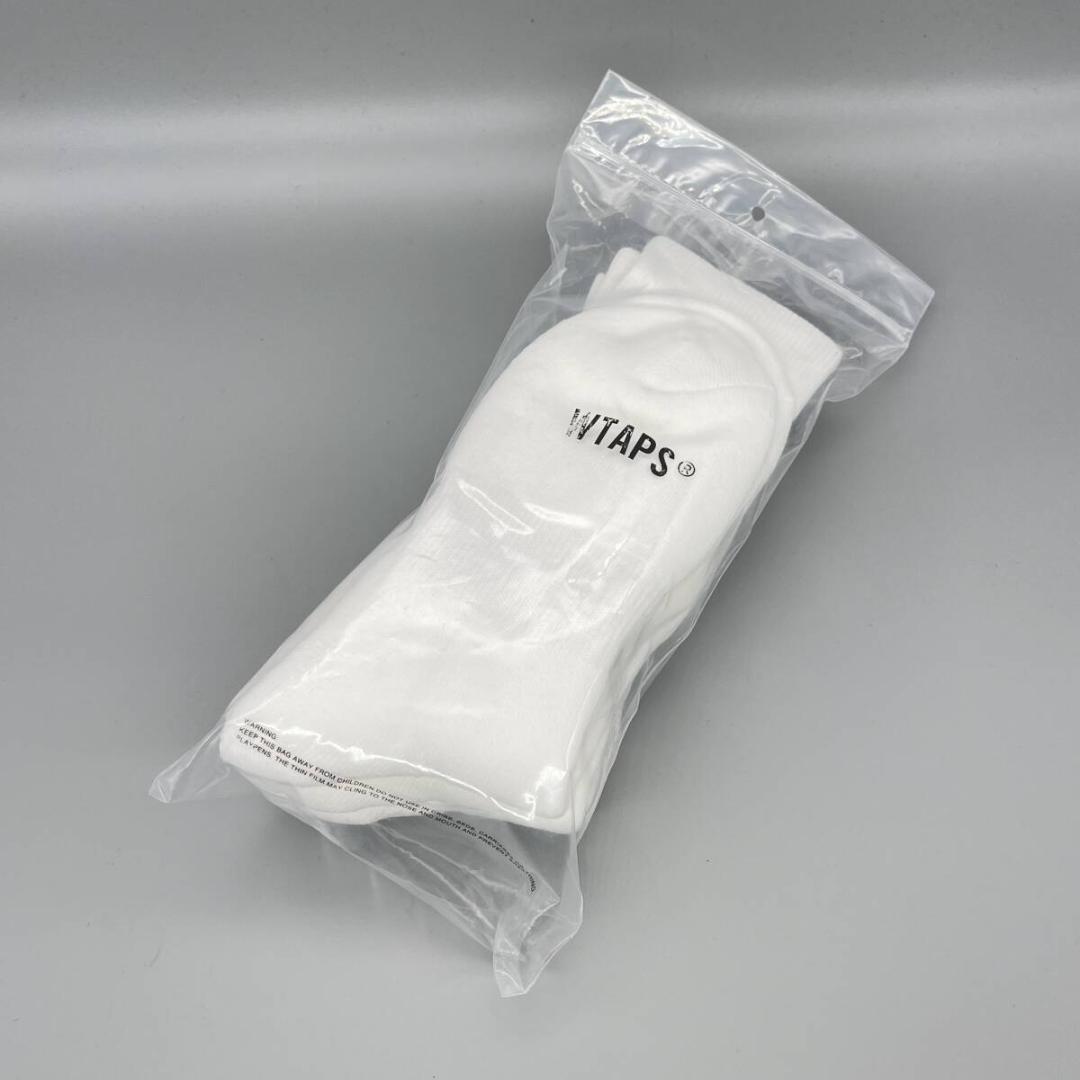 新品 WTAPS ダブルタップス 3P ソックス 靴下 ホワイト 新品未使用 ダブルタップス WTAPS ソックス 靴下 3点セット - メルカリ