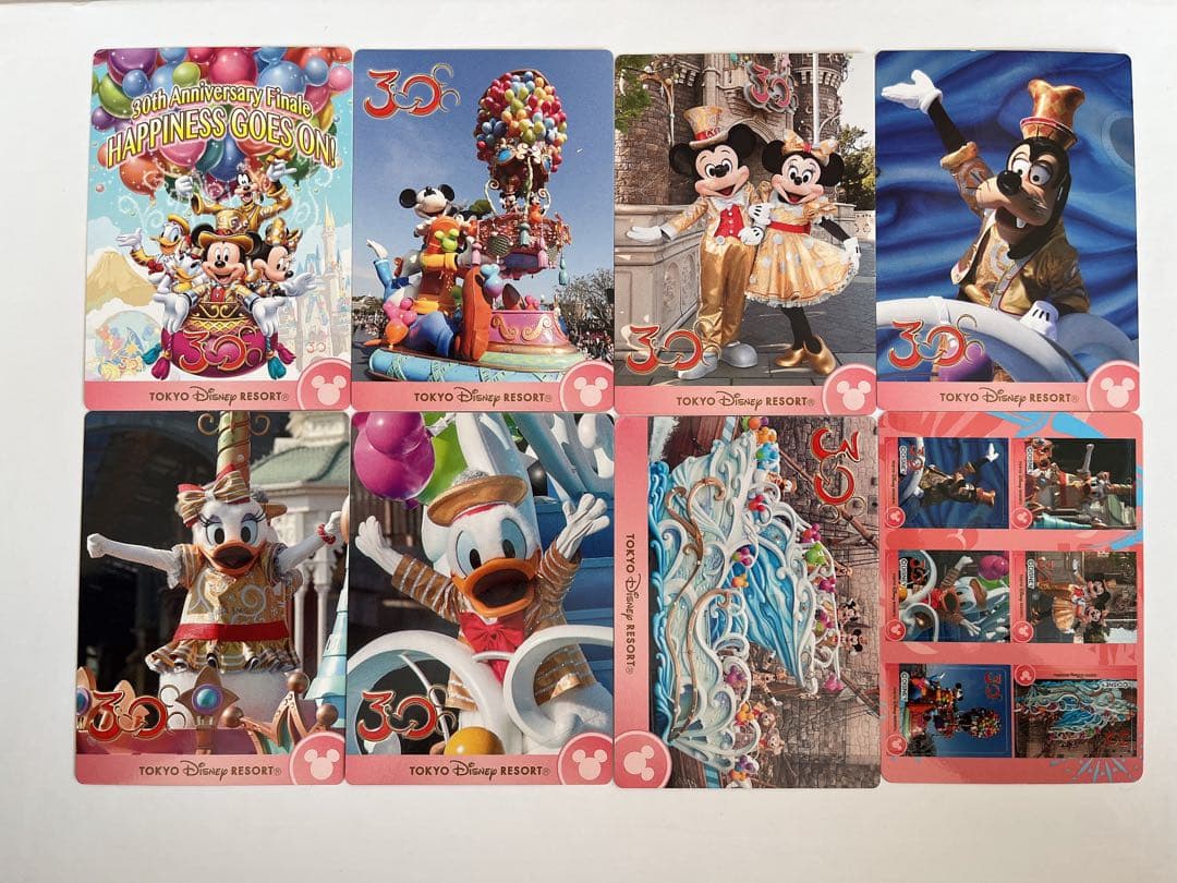ディズニーランド ディズニーシー Disney 30周年 コレクションカード