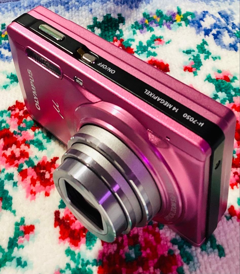 Olympus μ-7050 ピンク コンパクトデジタルカメラ