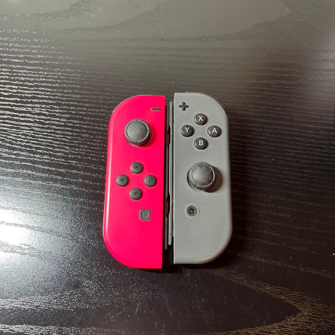 Nintendo Switch ジョイコン 赤とグレー - メルカリ