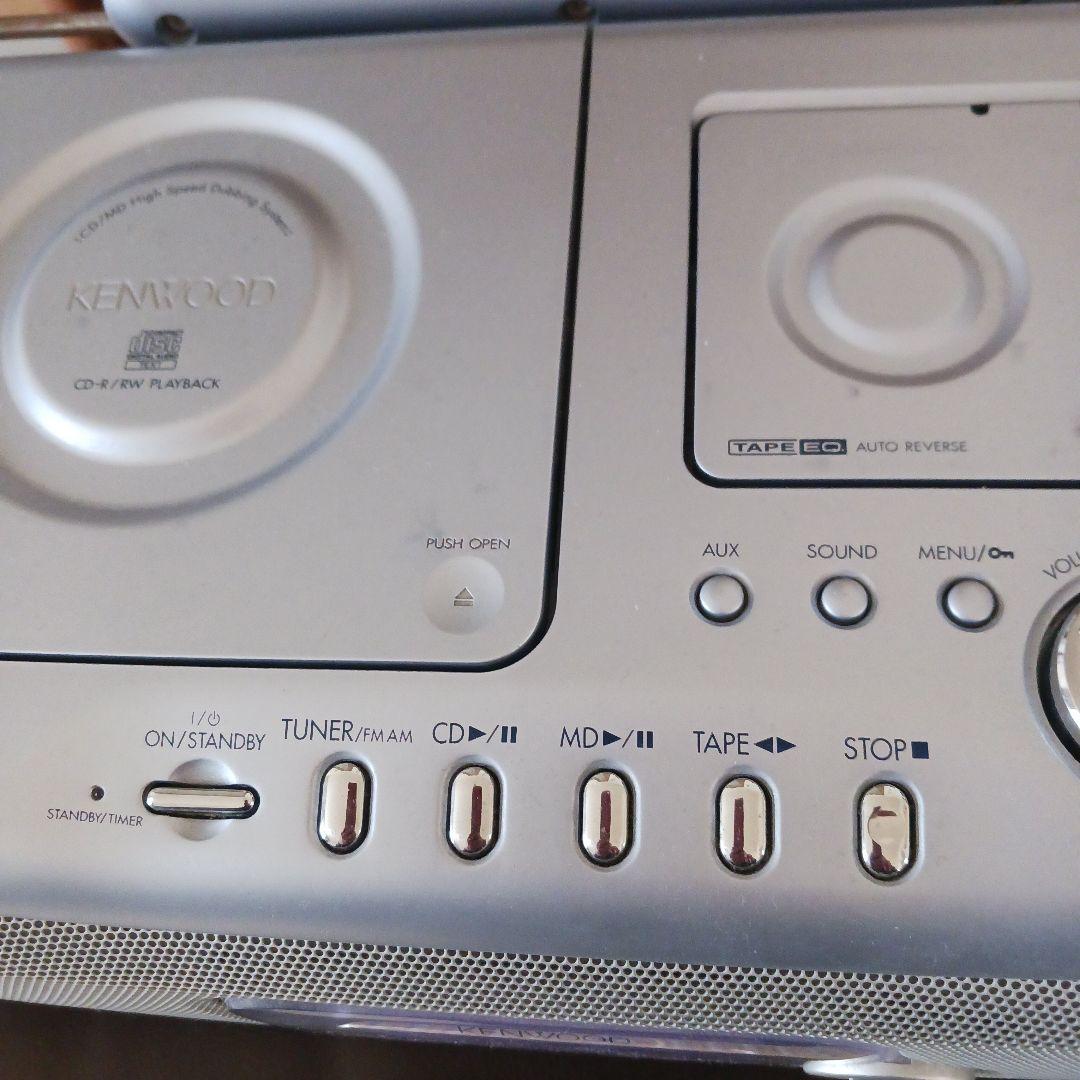 KENWOOD CD・MD・カセットデッキ稼働品 - メルカリ